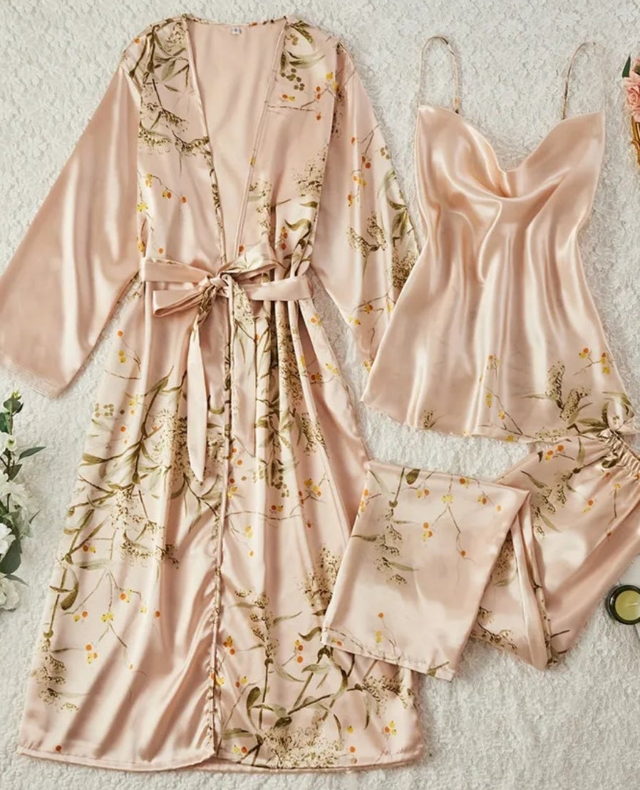 Luxury Champagne Cream Pyjama Set