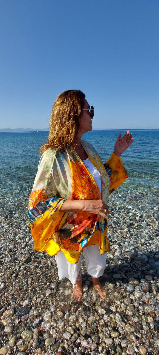 Fine Art Silk Kimono