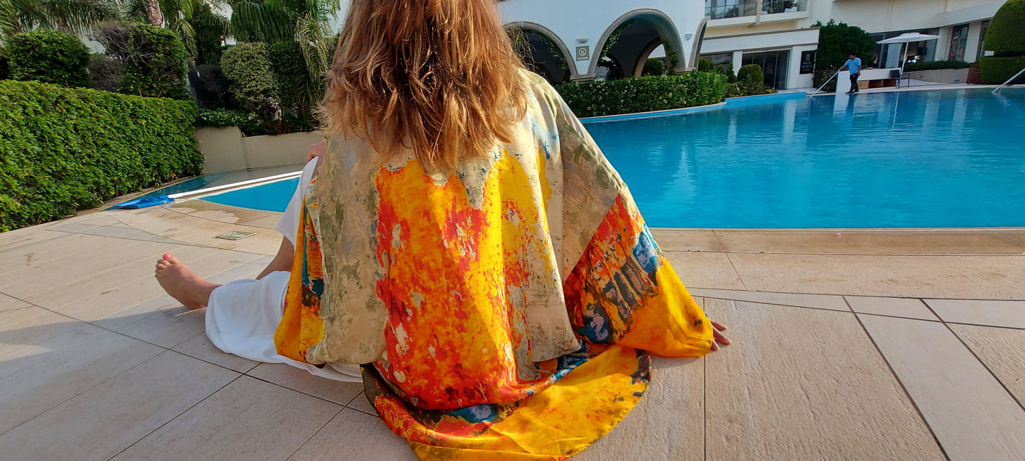 Fine Art Silk Kimono