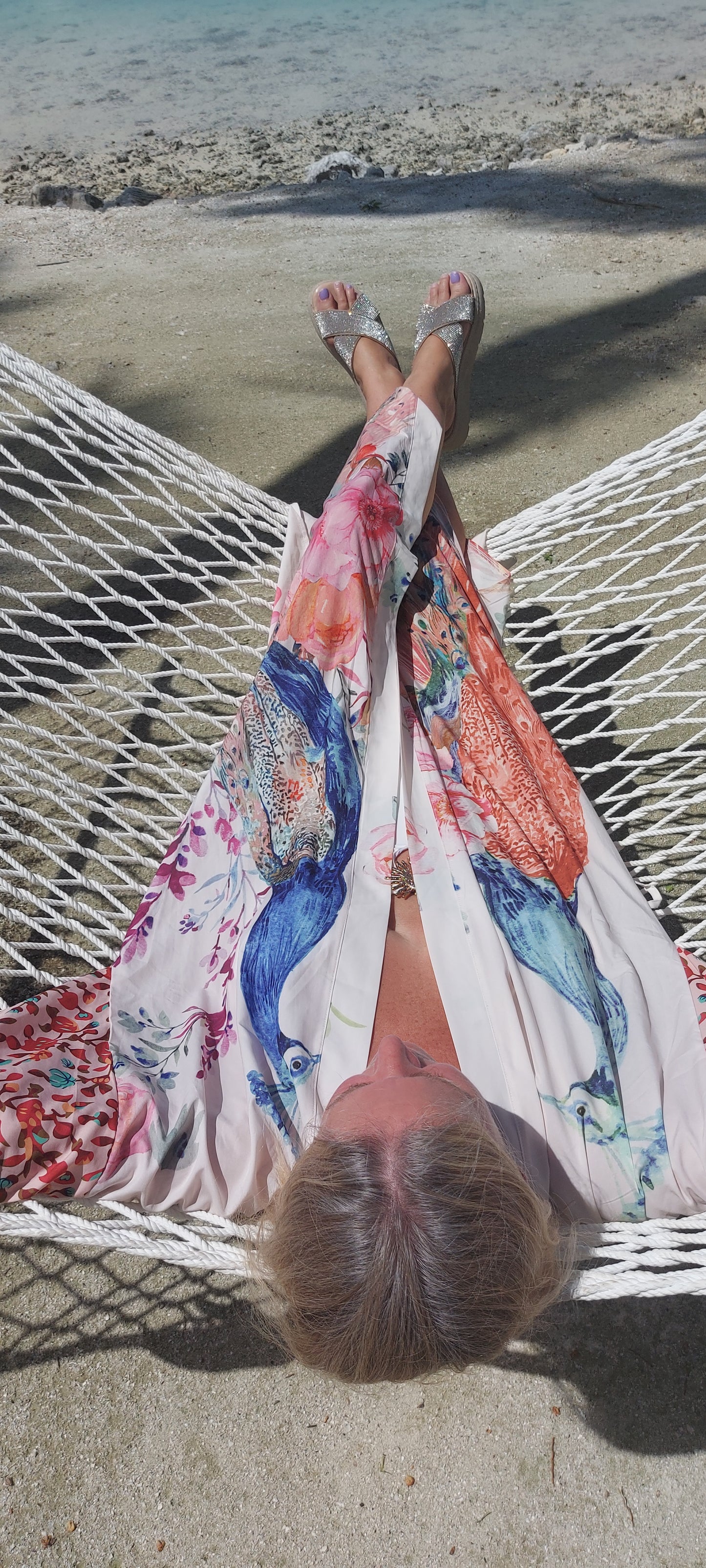 Peacock Beachwear Kimono
