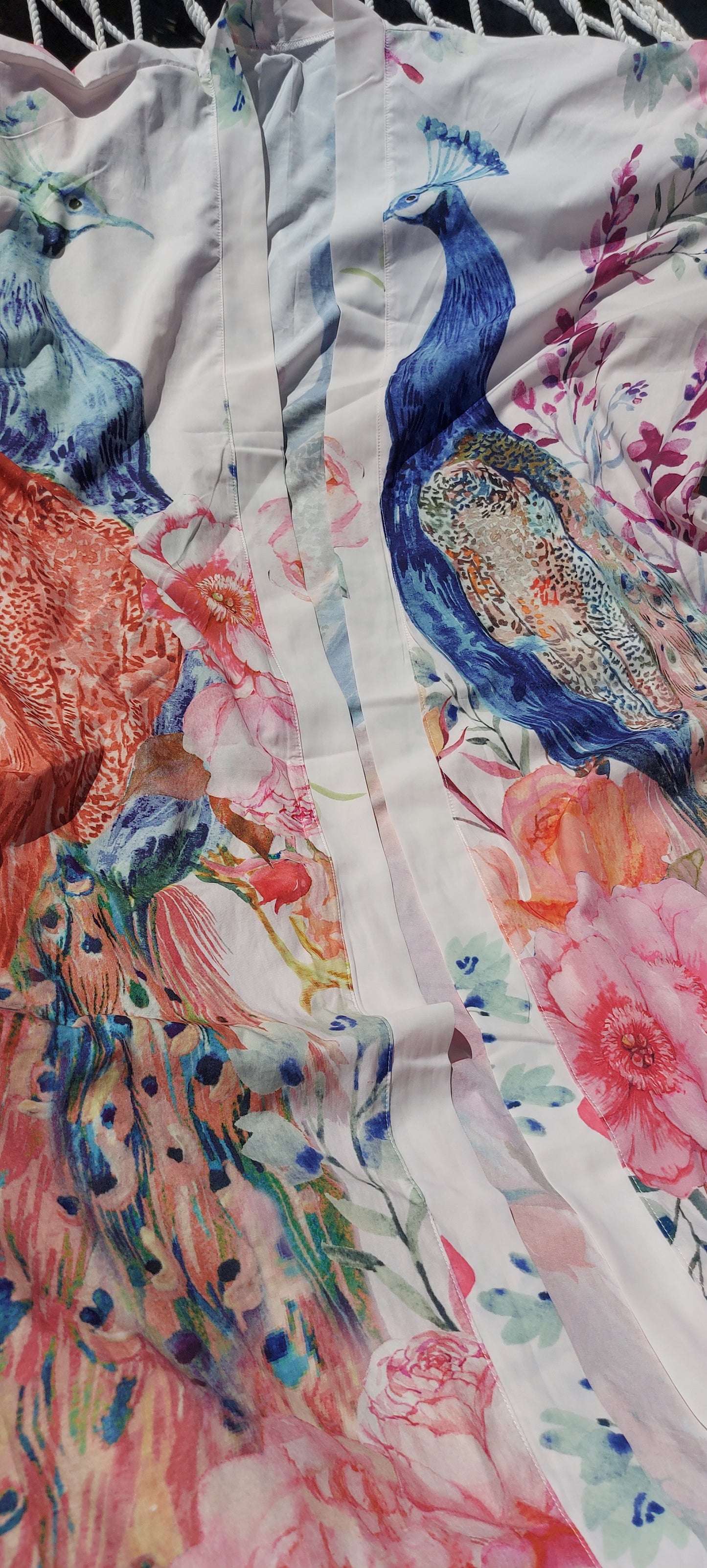 Peacock Beachwear Kimono