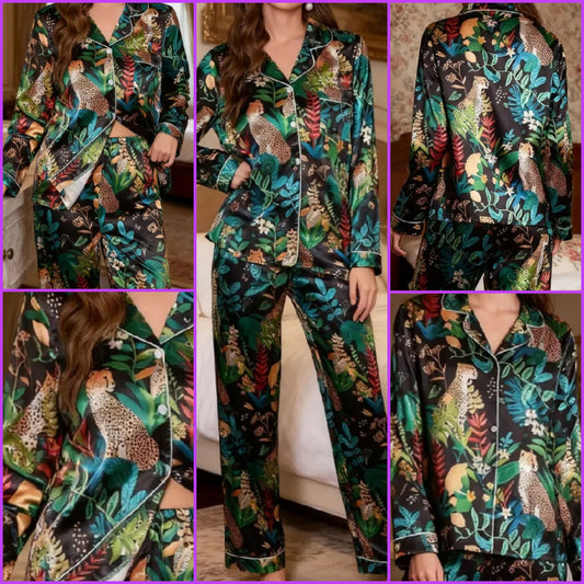Exotic Animal Print Pyjama Set