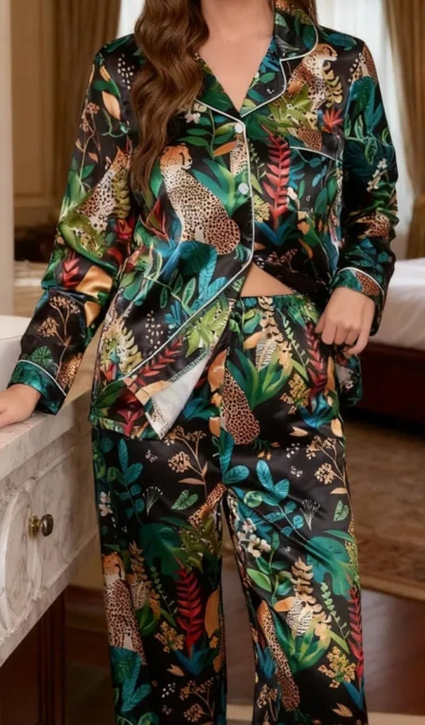 Exotic Animal Print Pyjama Set