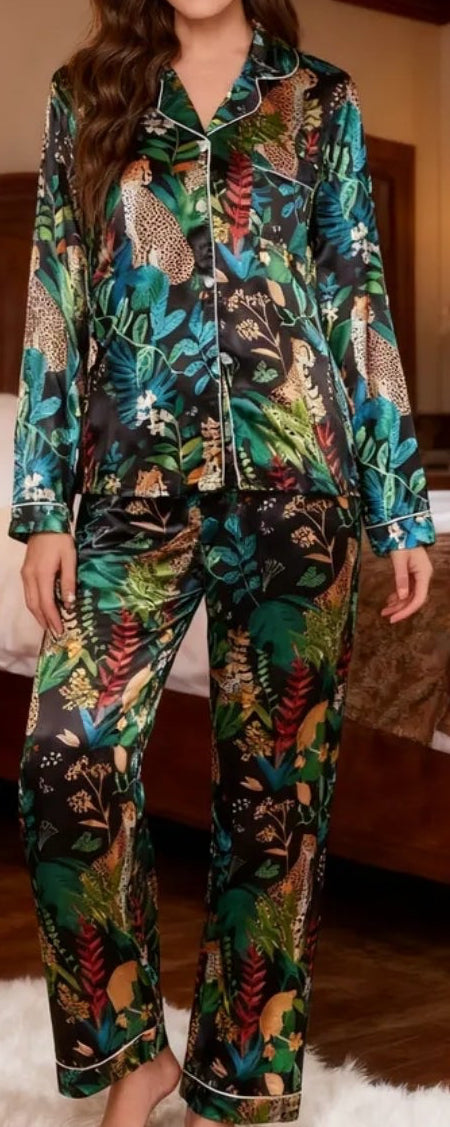 Exotic Animal Print Pyjama Set