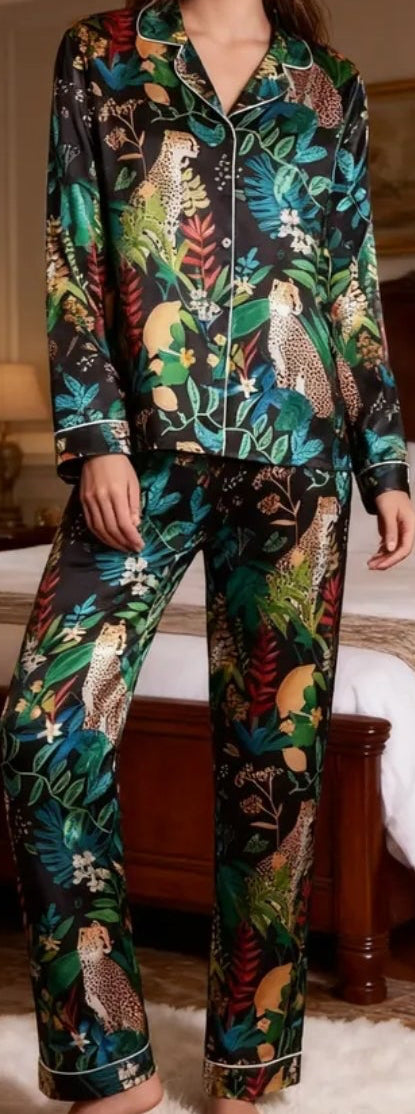 Exotic Animal Print Pyjama Set