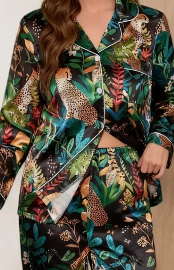 Exotic Animal Print Pyjama Set