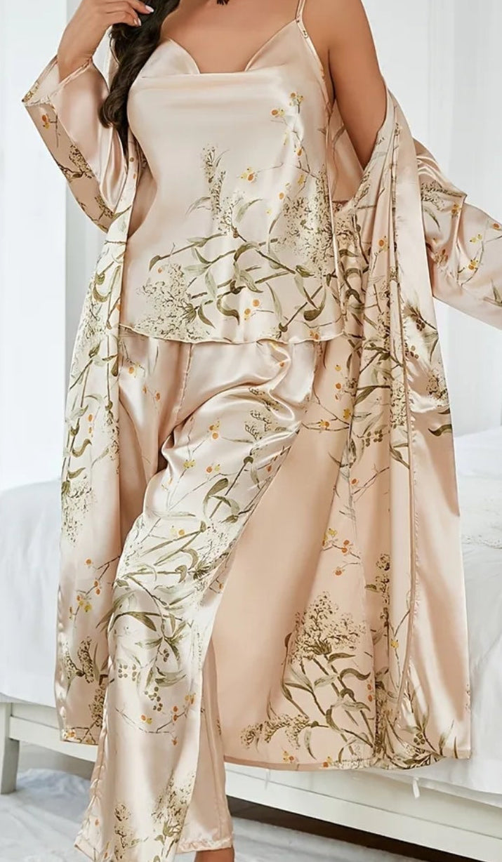 Luxury Champagne Cream Pyjama Set