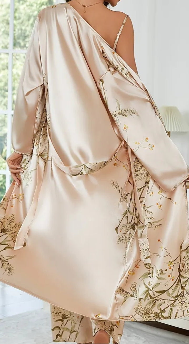 Luxury Champagne Cream Pyjama Set