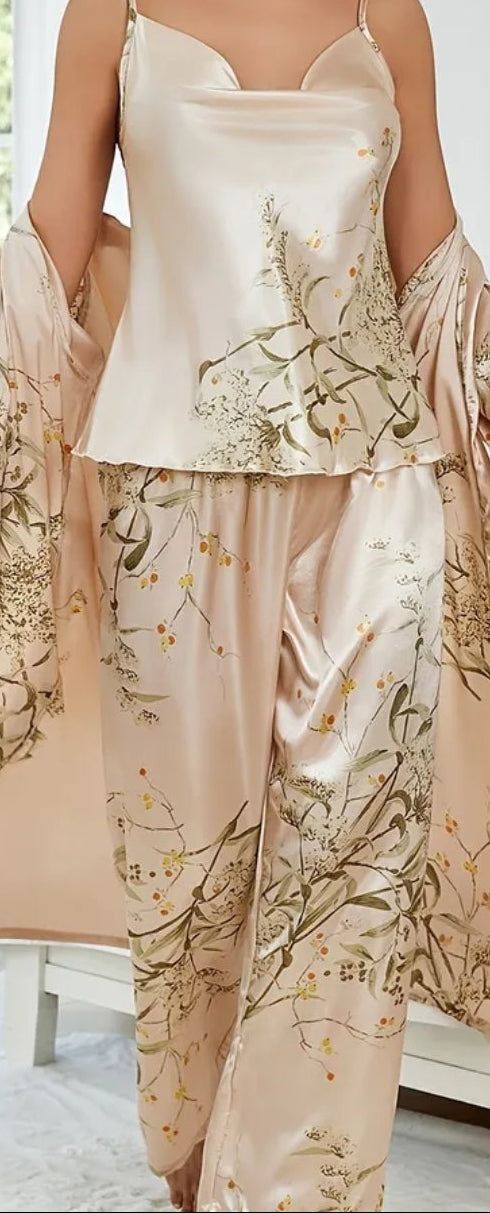 Luxury Champagne Cream Pyjama Set
