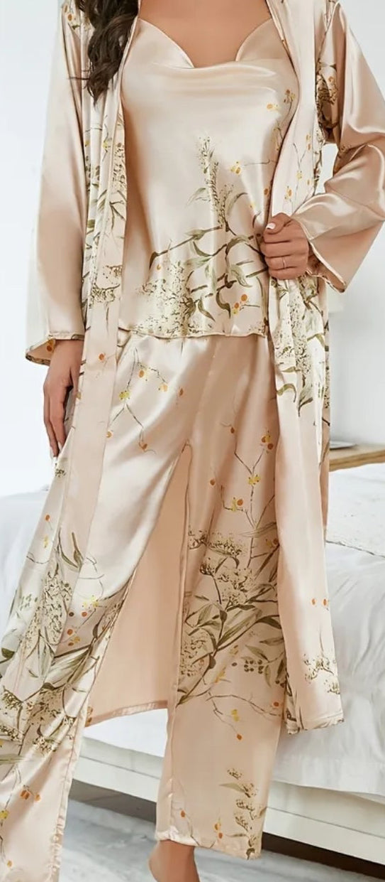 Luxury Champagne Cream Pyjama Set
