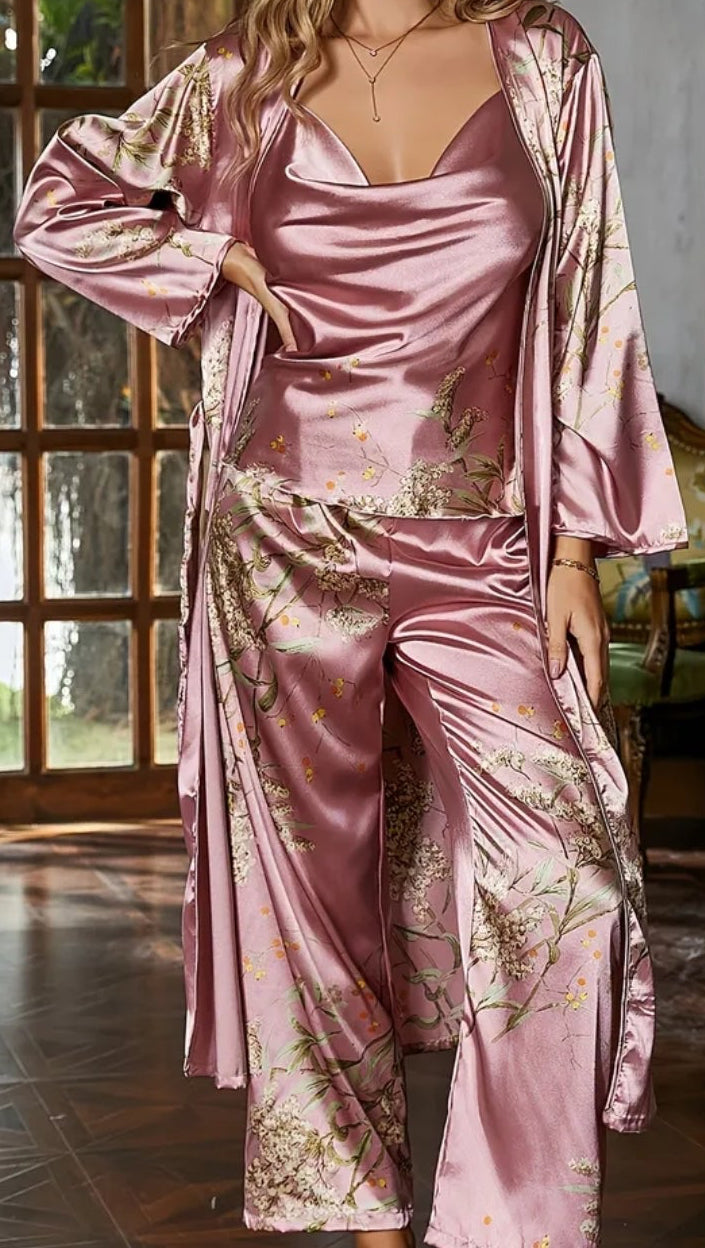 Delicious Luxury Pink Pyjama Set