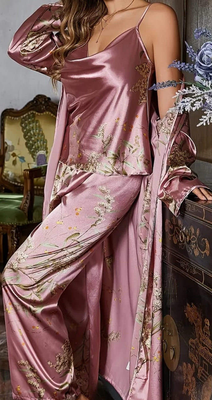 Delicious Luxury Pink Pyjama Set
