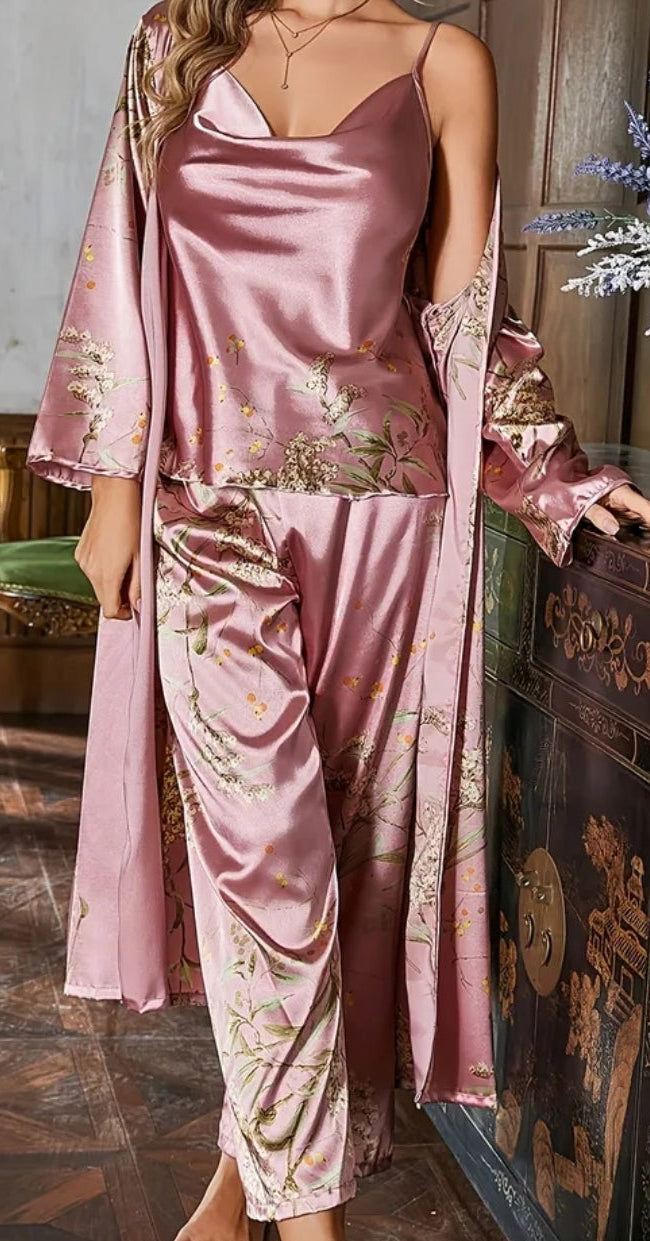 Delicious Luxury Pink Pyjama Set